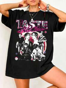 Retro NCTS Haechan Taste Sweatshirt, Haechan Taste The 1st Album T-Shirt, Haechan CRZY T-Shirt, Roll With Me T-Shirt, NctS Haechan K-Pop Tee Sweater - Black - View 6