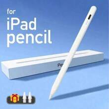 2018-2023 觸控筆 適用於 Apple 系列，可替換原裝 Apple Pencil，具傾斜與加粗功能、防誤觸與磁吸連接，適用於 iPad Air 3/4/5、Mini 5/6、6/7/8/9/10、Pro 11"/12.9"，適合送給母親、家人、朋友的生日與節日禮物 - 彩色 - 查看 2