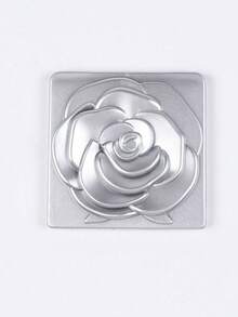 1pc Square Folding Makeup Mirror, Rose Carved Gradient Shell Design, Portable Rose Gold, Mini Makeup Mirror, Suitable For Party, Travel And School, Compact Pocket Small Makeup Mirror, Living Room, Home, Bedroom, Bathroom Universal - Multicolor - View 14