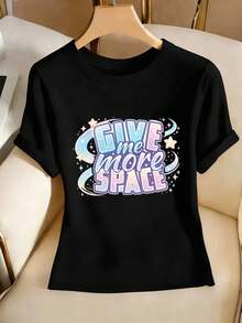 Women T-Shirts - Black - View 2
