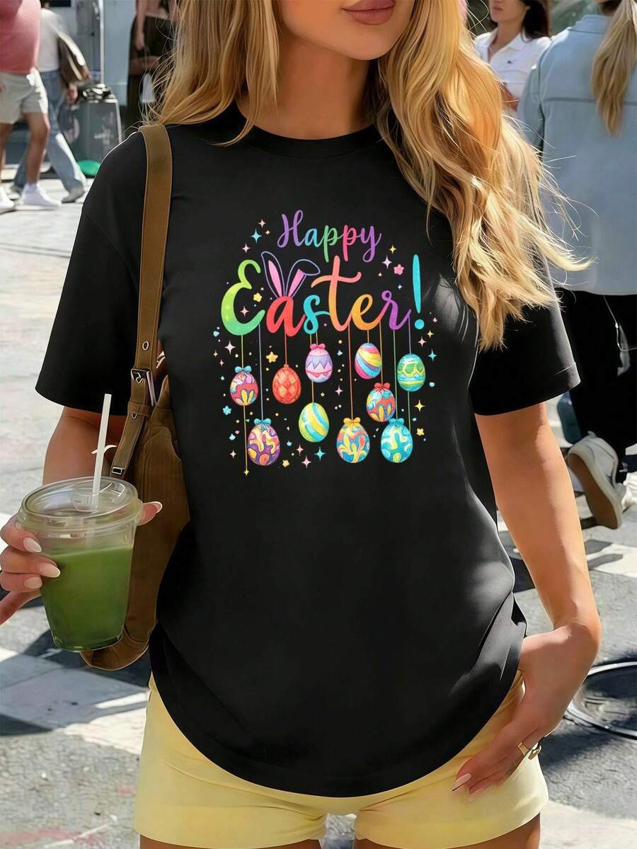 Women T-Shirts - Black - View 1