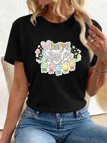 Women T-Shirts - Black - View 1
