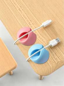 10/1 cái Kẹp dây điện, Bộ sắp xếp cáp, Quản lý cáp dính, Giá đỡ cáp sạc điện thoại/USB, Bộ sắp xếp cáp bàn làm việc, Dây buộc cáp dính chắc chắn, Thích hợp cho nhà, văn phòng, xe hơi, tường, đầu giường, bàn làm việc, Vật dụng cần thiết khi đi du lịch - Một kích cỡ phù hợp cho tất cả - Xem 8