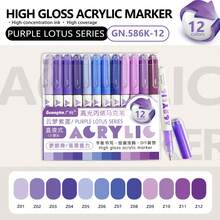 Set de 168 colores de pintura acrílica y bolígrafos de gel, 12 piezas (14 temas de color) opcionales, tinta fluorescente vívida, punta de bola flotante de 360°, crea un efecto 3D suave - resistente al agua, resistente a la luz, alta cobertura, gran capacidad de tinta, marcadores de arte para estudiantes, colores apilables, tinta de bloqueo de papel - adecuado para pintura en vidrio/roca/Body, libros para colorear DIY | Set de regalo para niños/niñas (Navidad y vuelta al colegio) - bolígrafo técnico - Ver 23