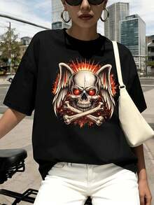 Women T-Shirts - Black - View 1
