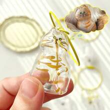 1pc Acrylic Transparent Pet Cat Hair Storage Box, Keychain Pendant Decor, Suitable For Tabby, Siamese, Calico Cats And More Breeds - Multicolor - View 6