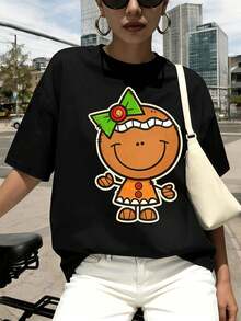 Women T-Shirts - Black - View 1