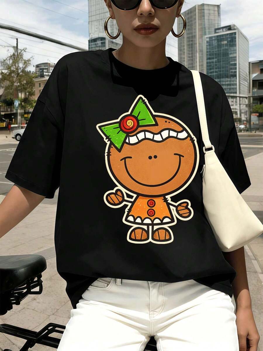 Women T-Shirts - Black - View 1