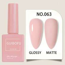Brand GUIBOFU 1pc No.063 Gel Nail Polish - Watermelon Pink - View 13