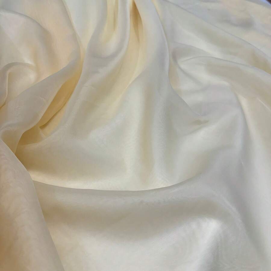Plain Voile Fabric, Assorted Colors, 3.00m (Width), Curtains, Decoration - 嬰兒黃 - 查看 1