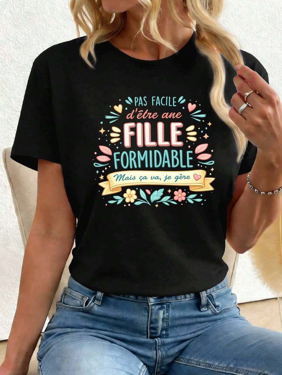 Women T-Shirts - Black - View 1