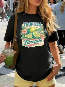 Women T-Shirts - Black - View 1