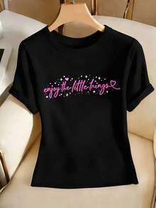 Women T-Shirts - Black - View 2