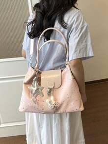 Women's Handbag, Minimalist And Elegant Style, With Large Capacity, Suitable For Autumn/Winter - Neon - View 4