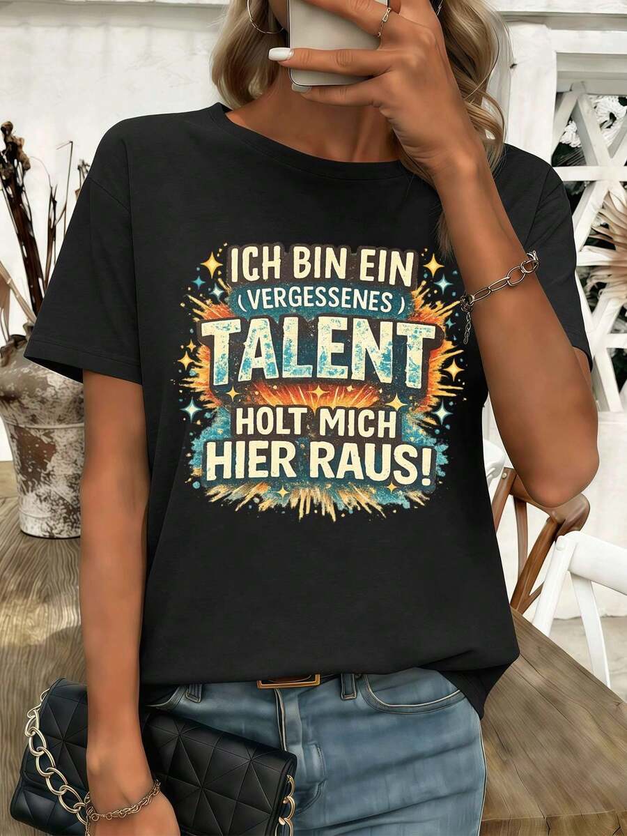 Women T-Shirts - Black - View 1