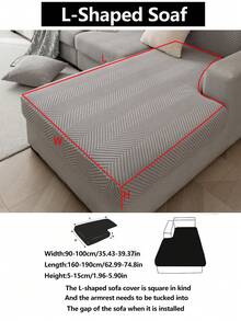1 tấm bọc ghế sofa co giãn, chống trượt, phủ toàn bộ bề mặt, dùng được cả bốn mùa, chất liệu vải dày dặn, có thể giặt máy, chống bụi, thân thiện với thú cưng, có thể điều chỉnh kích thước phù hợp cho phòng ngủ, văn phòng, phòng khách, ghế sofa hình chữ L và ghế sofa 1/2/3/4 chỗ ngồi. - Màu Xám nhạt - Xem 13