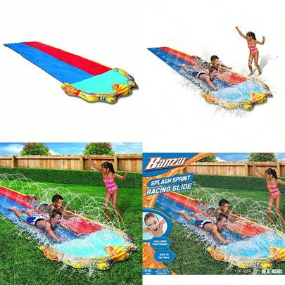BANZAI Splash Sprint Racing Slide