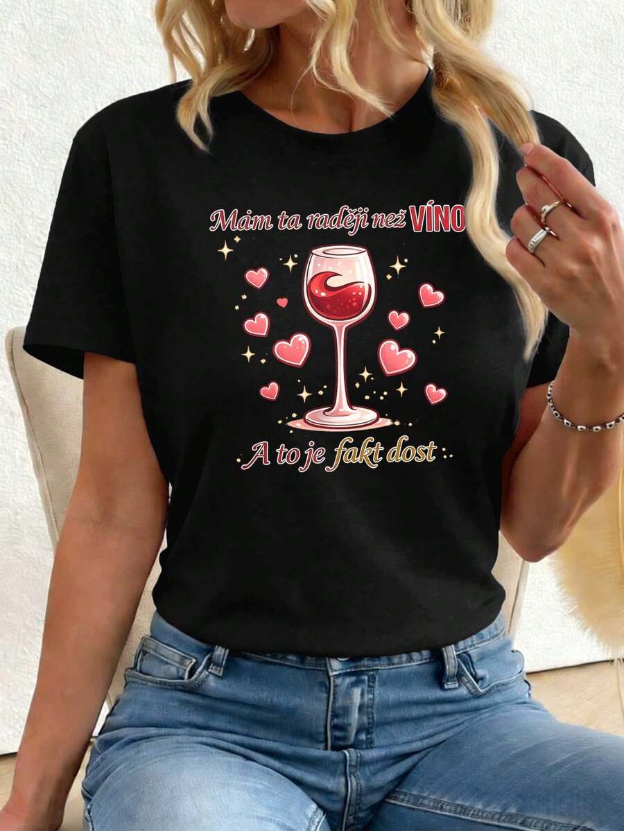 Women T-Shirts - Black - View 1