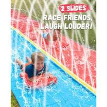 Water Slides & Pools - Red and Blue - View 3