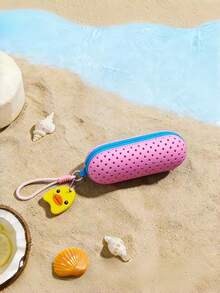 Estuche protector de silicona ligero y portátil para gafas de natación, diseño antiarañazos, transpirable y a prueba de golpes - Multicolor - Ver 12