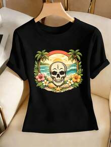 Women T-Shirts - Black - View 2