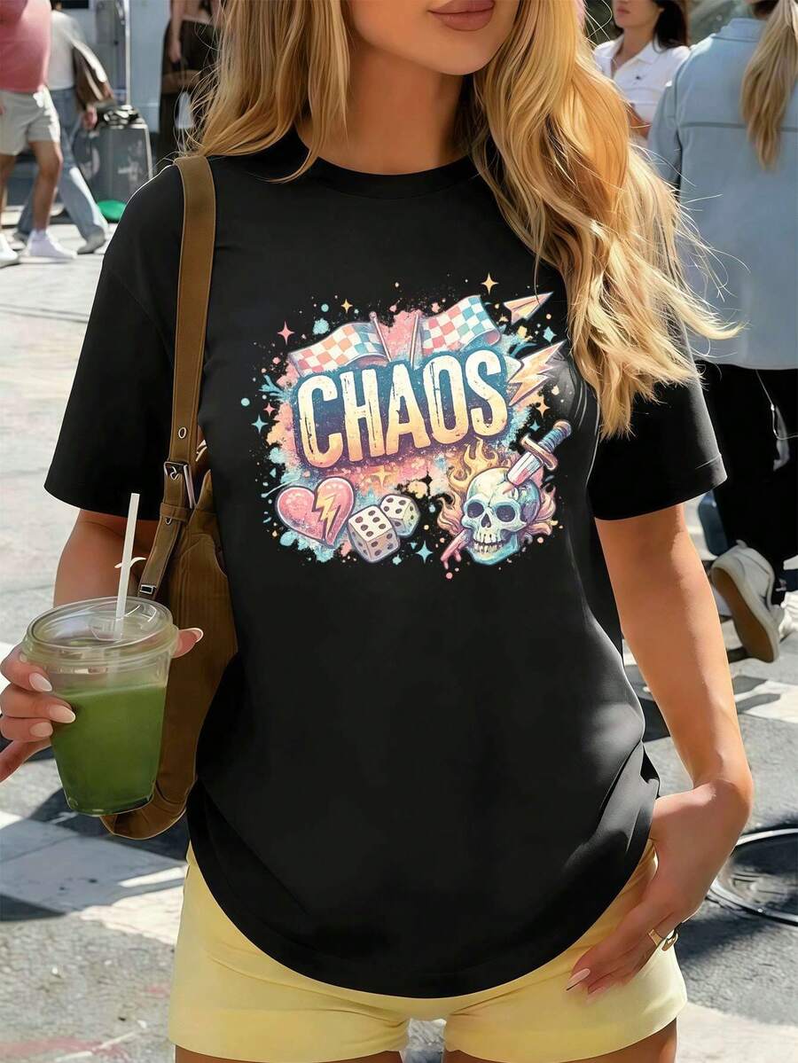 Women T-Shirts - Black - View 1