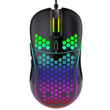 WIRED MOUSE WITH RGB LIGHT - Black - View 3