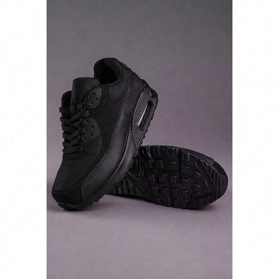 Men's 90 Performance Air Sneakers - Lightweight, Comfortable, Everyday, Street Style - màu đen - Xem 1