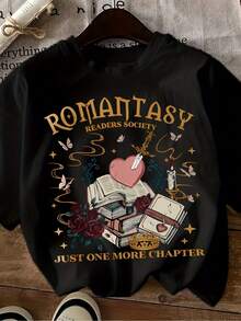 Plus Size T-Shirts - Black - View 1