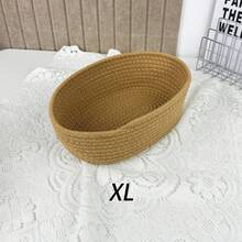 1/3pcs Oval Desktop Storage Basket, Pink 3 PiecesStorage Basket Set, Suitable For Storing Snacks, Fruits, Toys, Cosmetics, Can Be Placed In Living Room, Bedroom, Study, Bathroom, Dining Room, Back-To-School Essential - Baby Pink - View 12