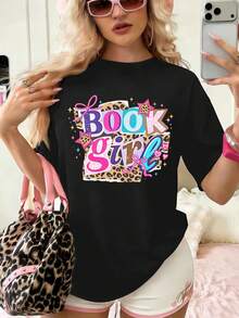 Dam-T-shirts - Svart - Visa 1