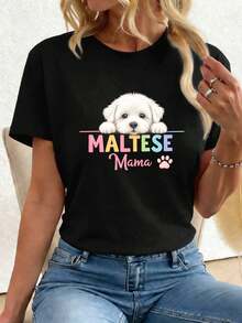 Women T-Shirts - Black - View 1
