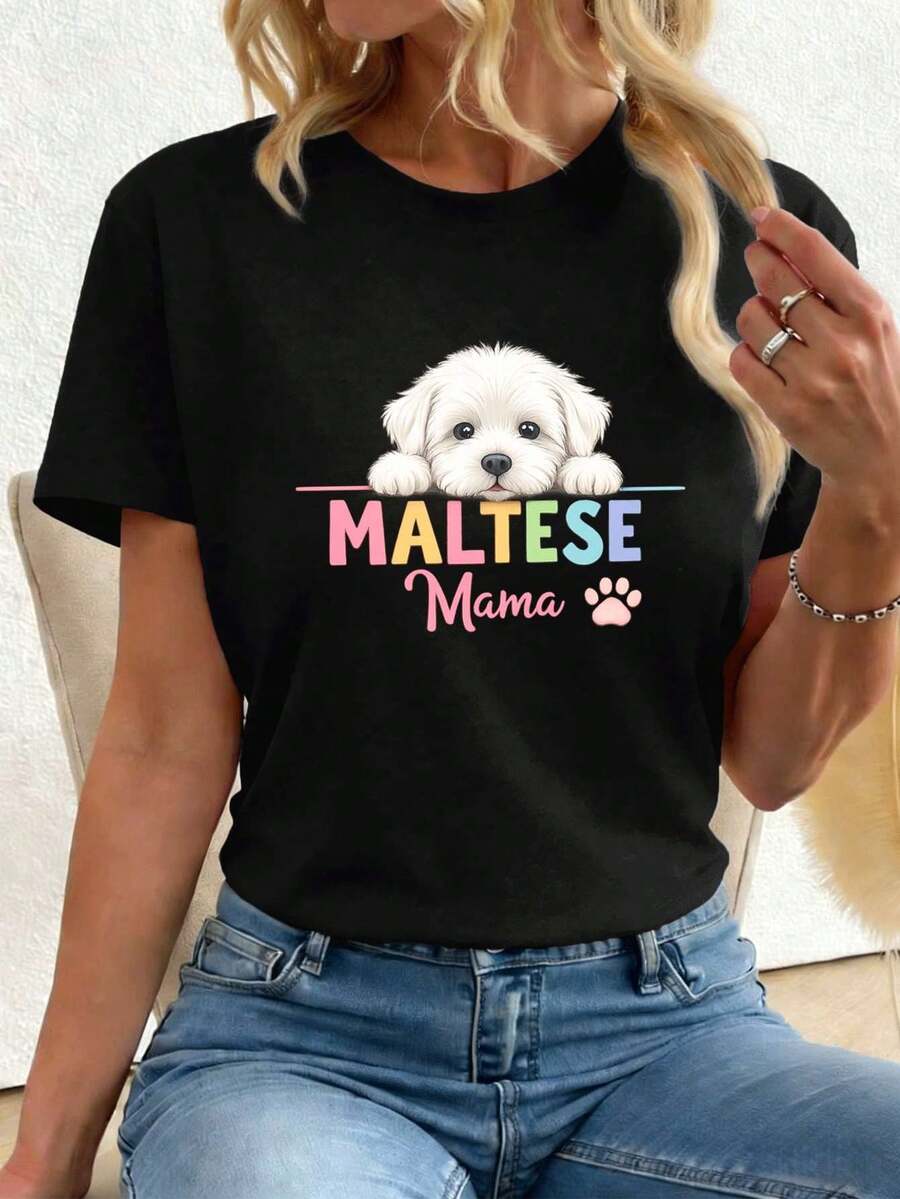 Women T-Shirts - Black - View 1
