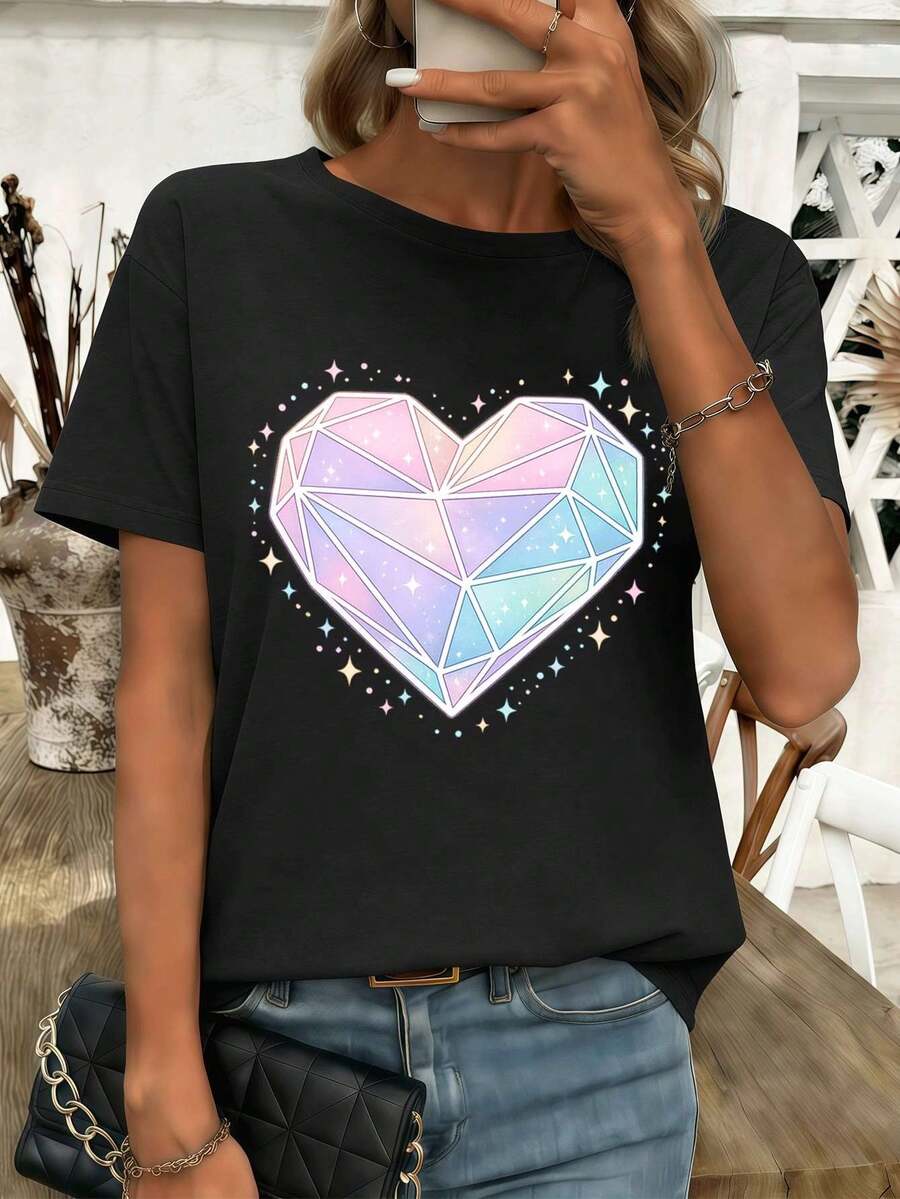 Women T-Shirts - Black - View 1