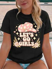 Women T-Shirts - Black - View 1
