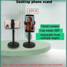 Adjustable Multi-Functional New Foldable Tabletop Tablet Stand, Slouchy Bedside Phone Holder Suitable For Watching Videos, Live Streaming, Food Photography, Daily Video Watching, Suitable As Gift For Various Occasions, Spring Birthday Gift - Black - View 13