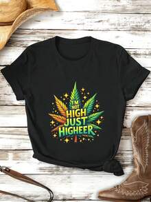 Dam-T-shirts - Svart - Visa 2