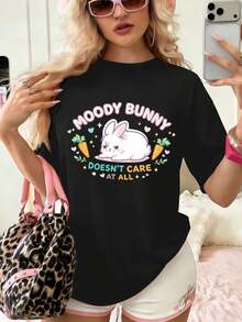Women T-Shirts - Black - View 1