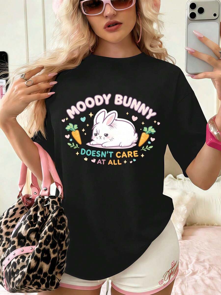 Women T-Shirts - Black - View 1