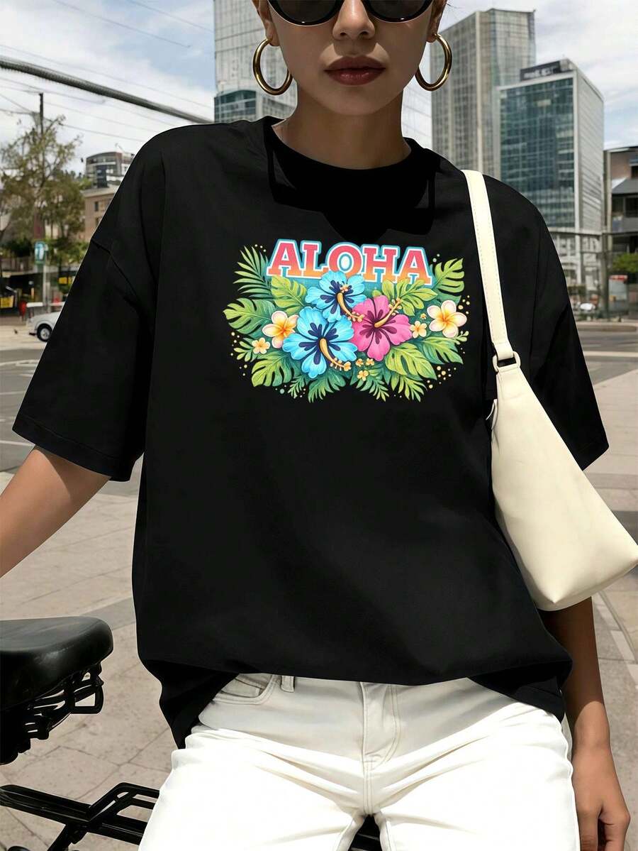 Women T-Shirts - Black - View 1