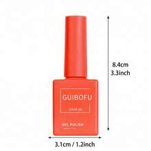 GUIBOFU品牌 1瓶 094号凝胶指甲油 - 橘色 - 查看 8