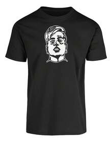 Playera Duki Rapero Argentina Face - Negro - Ver 5
