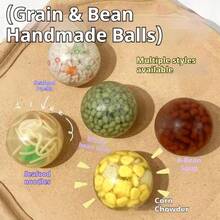 1pc Handmade Multigrains Squeeze Toy - Stress Relief Toy - Soft Toy - Multicolor - View 2