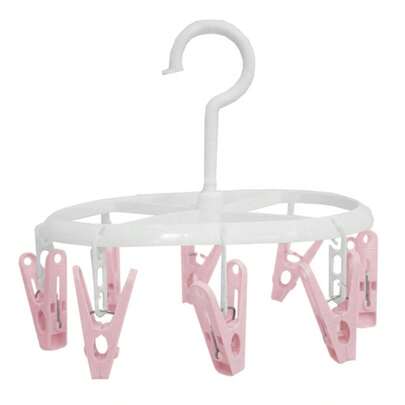 Mini Varal De Roupas Intimas 8 Prendedores Calcinha Cueca Meia Lavanderia Redondo