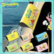 SpongeBob SquarePants 1pc SquarePants Car Stickers, Cute And Scratch-Resistant Cartoon Decals, Waterproof DIY Stickers, Suitable For Car Windows, Laptops, Water Bottles, Room Walls, Back-To-School Party Supplies, Halloween, Christmas Decorations And Gifts. - Multicolor - View 11