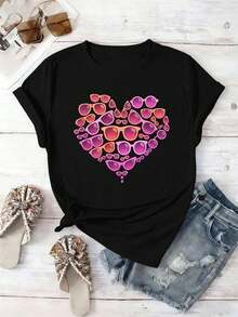 Women T-Shirts - Black - View 2