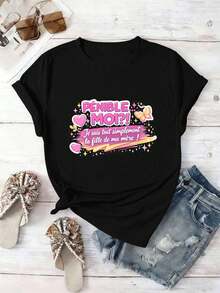 Women T-Shirts - Black - View 2