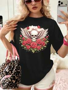 Women T-Shirts - Black - View 1