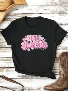 Women T-Shirts - Black - View 2