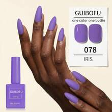 Brand GUIBOFU 1pc No.078 Gel Nail Polish - Violet Purple - View 11